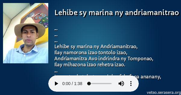 lehibe-sy-marina-ny-andriamanitrao-havotraniaina-tononkalo-malagasy